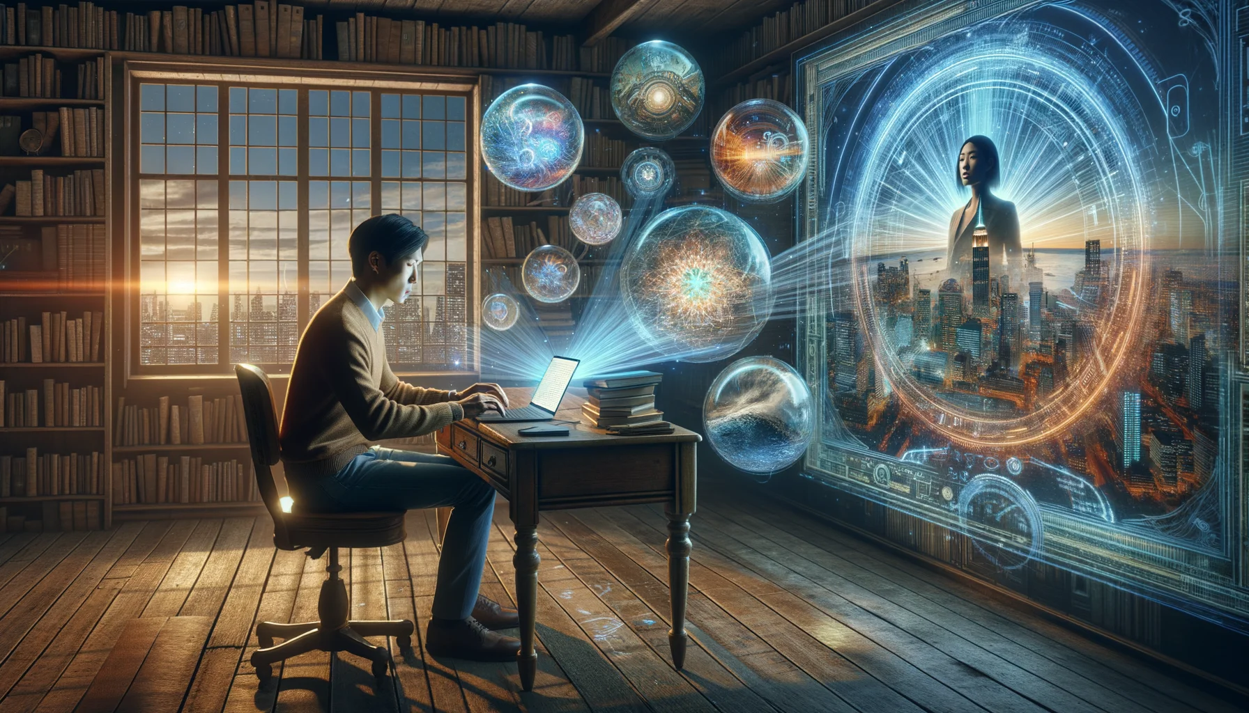 AI-Revolution-in-Blogging-Visual-Fusion